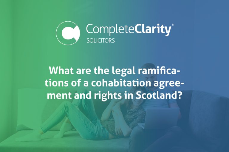 What are the legal ramifications of a cohabitation agreement and rights in Scotland?